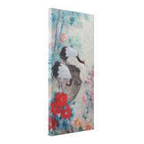 Chinese Crane Paintings Canvas Art Stretched Canvas Print