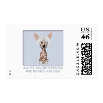 Chinese Crested 1 Favorite Stamp