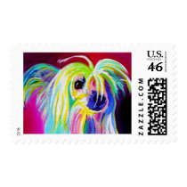 Chinese Crested #2 Stamp