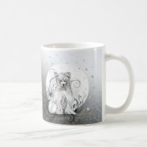 Chinese Crested Blue mugs
