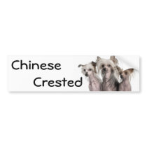 Chinese Crested Bumper Stickers