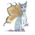 chinese crested butterdog t-shirts by nicolerenner chinese crested butterdog t-shirts