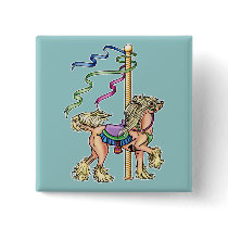 Chinese Crested Carousel Buttons