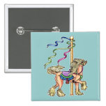 Chinese Crested Carousel Buttons