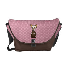 Chinese Crested Cartoon Commuter Bag