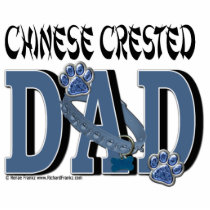 Chinese Crested DAD Photo Sculptures