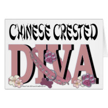 Chinese Crested DIVA Cards