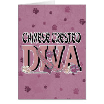 Chinese Crested DIVA Greeting Cards
