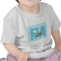 Chinese Crested frame in white T Shirts