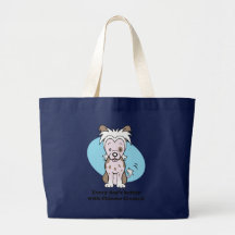 Chinese Crested  Gifts and merchandise Tote Bags