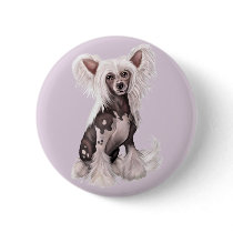 Chinese Crested Hairless Sit Button