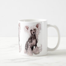 Chinese Crested Hairless Sit Mug
