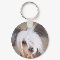Chinese Crested keychains by Cazzies_Creations Chinese Crested keychains
