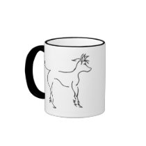 chinese crested line drawing mug by jlsphoto chinese crested line drawing mug