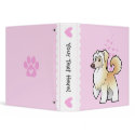 Chinese Crested Love (powderpuff) binder