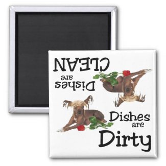 Chinese Crested Lovers Dishwasher Magnet magnet