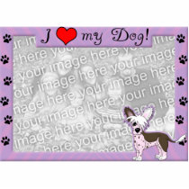 Chinese Crested Photo Frame photo sculptures