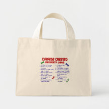 CHINESE CRESTED Property Laws 2 Canvas Bag