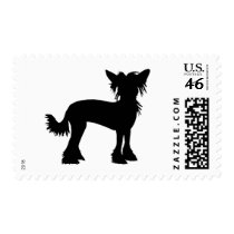 Chinese Crested Silhouette Postage