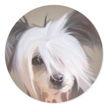 Chinese Crested stickers