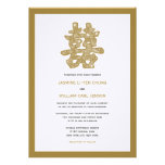 Chinese Double Happiness Logo Paper Cut Wedding invitations