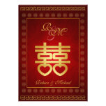 Chinese Double Happiness Wedding Invites