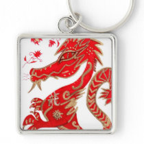 Chinese Dragon Astrology Keychain