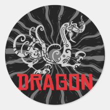 Chinese Dragon Chinese Zodiac Dragon Stickers