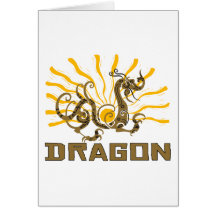 Chinese Dragon Chinese Zodiac Dragon T-Shirt Greeting Cards