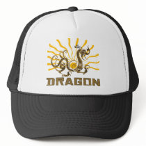 Chinese Dragon Chinese Zodiac Dragon T-Shirt Mesh Hats