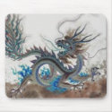 Chinese Dragon Earth Tones Mouse Pad mousepads by MistaSCARY Chinese Dragon Earth Tones Mouse Pad mousepads