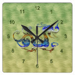 Chinese Dragon Fantasy Art Designer Gift Clock