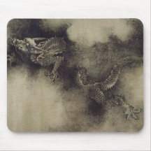 Chinese Dragon from Song Dynasty by Chen Rong Mousepads