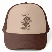 Chinese Dragon Trucker Hats