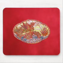 Chinese Dragon Mousepad by Hafapea Chinese Dragon Mousepad