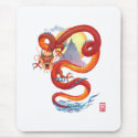 Chinese Dragon Mousepad by Nightmareartist Chinese Dragon Mousepad