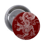 Chinese Dragon Pinback Button