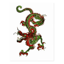 Chinese Dragon Post Cards