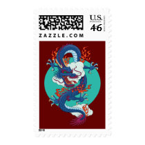 Chinese Dragon Postage Stamp