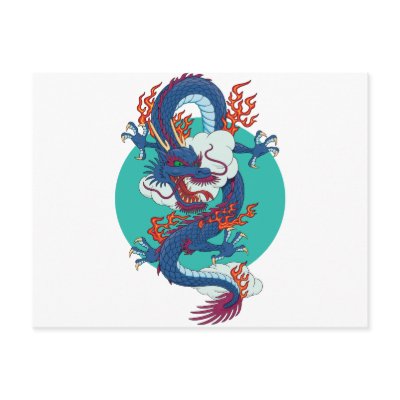 Chinese Dragon Post Card