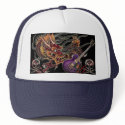 Chinese Dragon Purple Guitar Skull & Crossbone Hat by MistaSCARY Chinese Dragon Purple Guitar Skull & Crossbone Hat