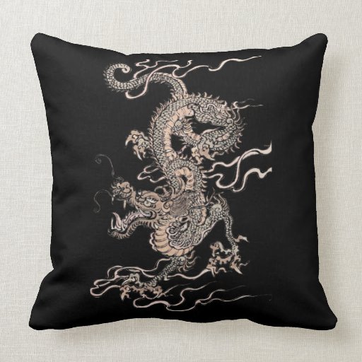 Chinese Dragon Throw Pillows Zazzle