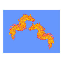 Chinese dragons Chinese dragee ONS Postcards