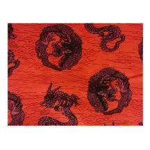 Chinese Dragons Postcards