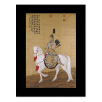Chinese Emperor Qianlong Fine Art Portrait Postcards