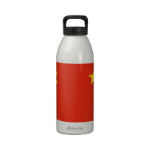 Chinese Flag Liberty Bottle Water Bottles