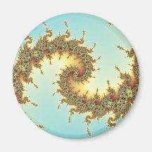 Chinese - Fractal Fridge Magnet