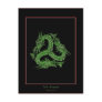 CHINESE GREEN DRAGON Design Post Card