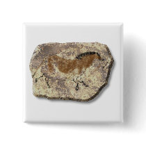 Chinese Horse stone button