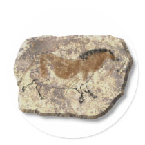 Chinese Horse stone stickers